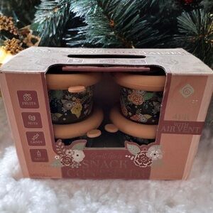 Snack Containers With Lids, Set Of 4 with vent